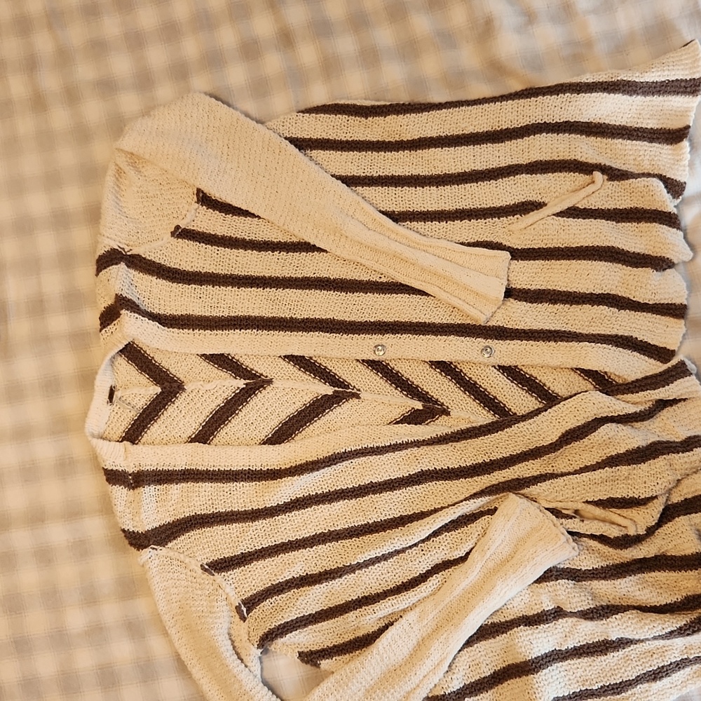 Long oversized sweater jacket